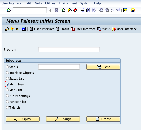 GUI Status in SAP